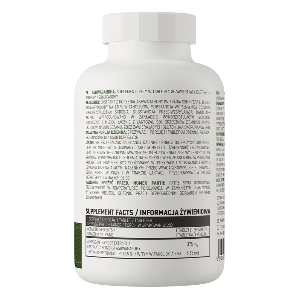 OstroVit Ashwagandha – 90 comprimidos