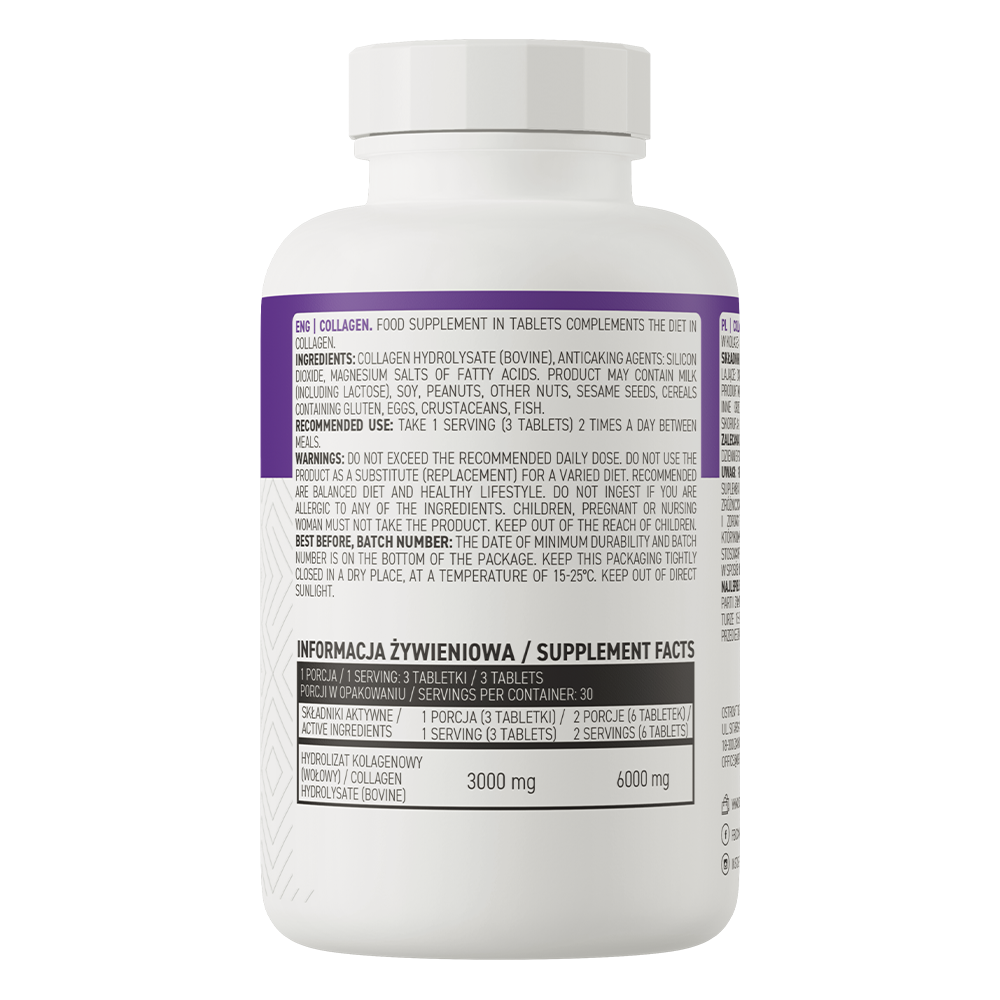 OstroVit Colágeno 90 comprimidos