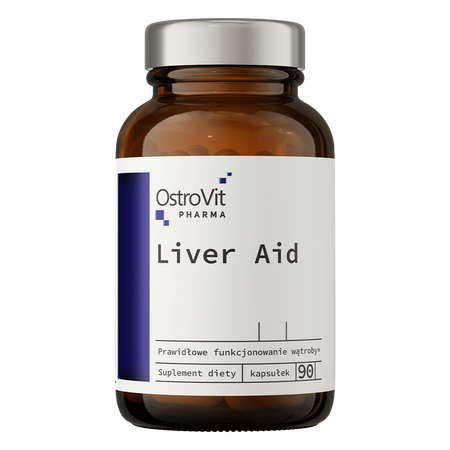 OstroVit Pharma Liver Aid 90 cápsulas — frasco