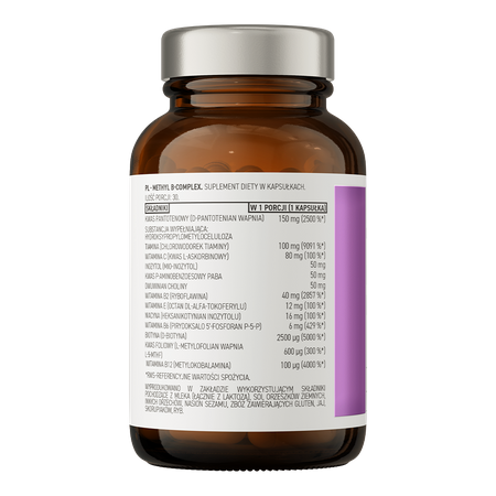 OstroVit Pharma Methyl B-Complex – 30 cápsulas