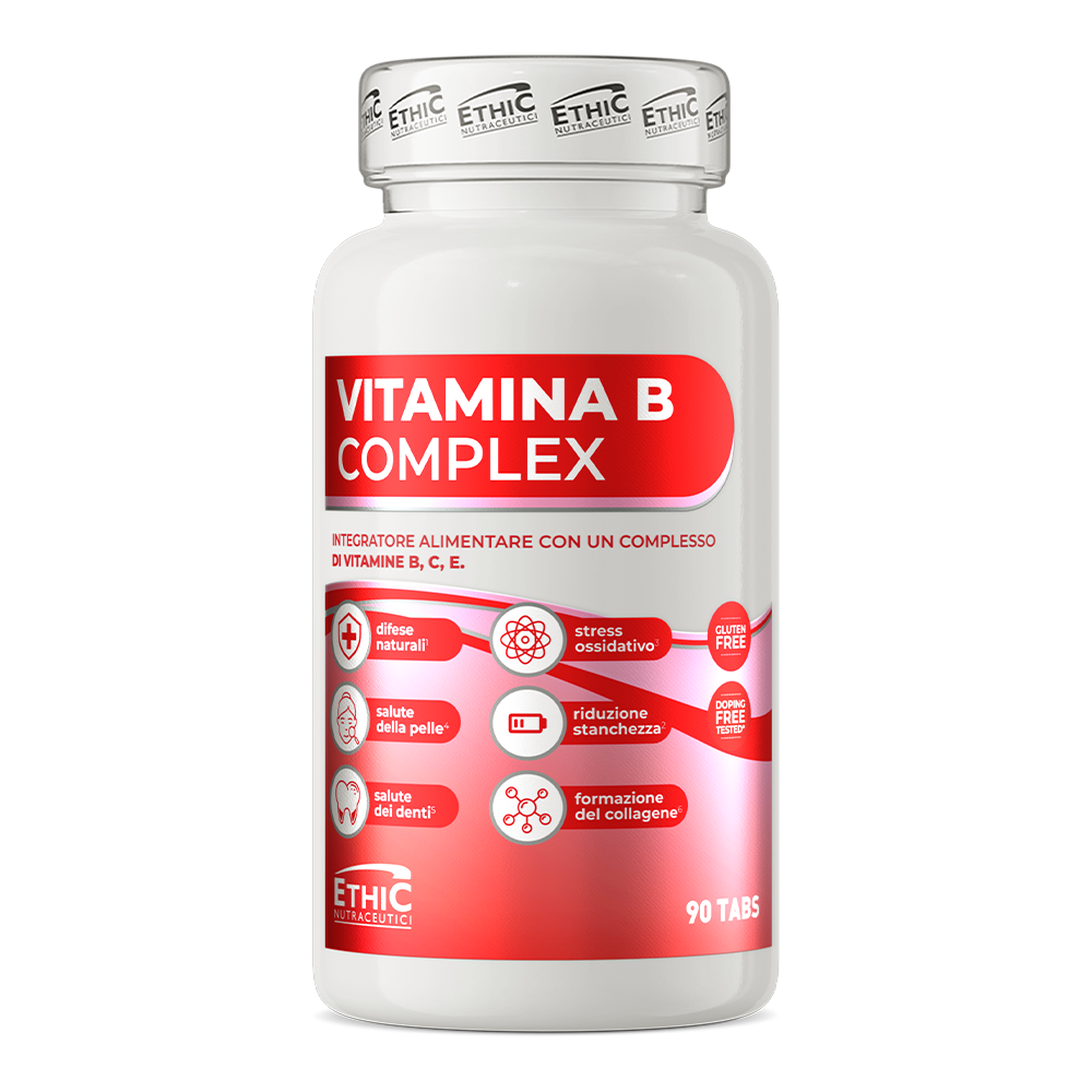 Vitamina B Complex (90 Comprimidos) – Energia, Proteção Celular e Equilíbrio Nervoso