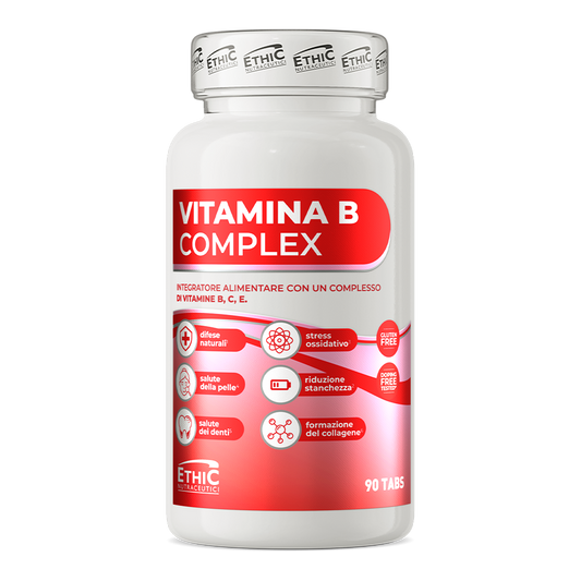 Vitamina B Complex (90 Comprimidos) – Energia, Proteção Celular e Equilíbrio Nervoso
