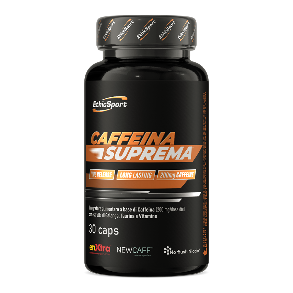 EthicSport Caffeina Suprema (30 Cápsulas) – Máxima Energia, Foco e Resistência
