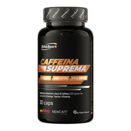 EthicSport Caffeina Suprema (30 Cápsulas) – Máxima Energia, Foco e Resistência