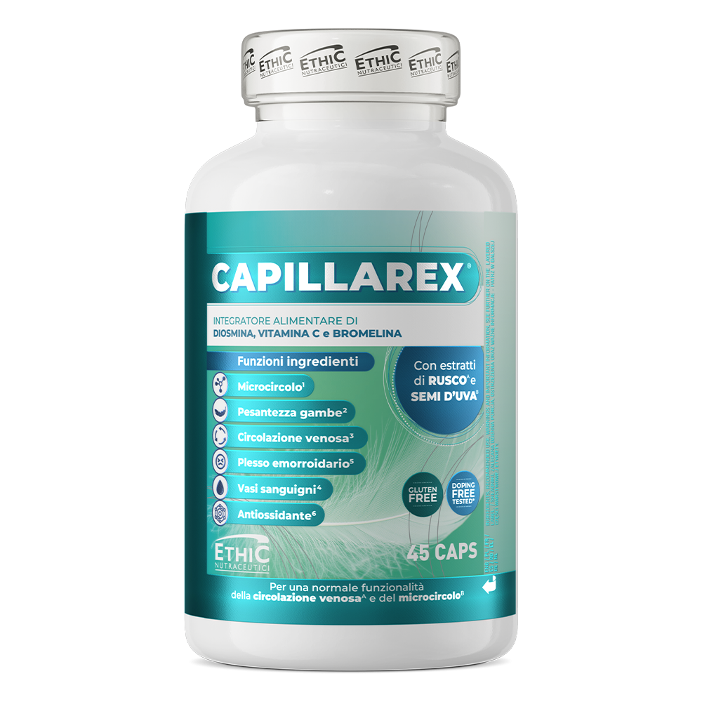 EthicSport Capillarex (90 Comprimidos) – Suporte à Microcirculação, Pernas Leves e Saúde Vascular