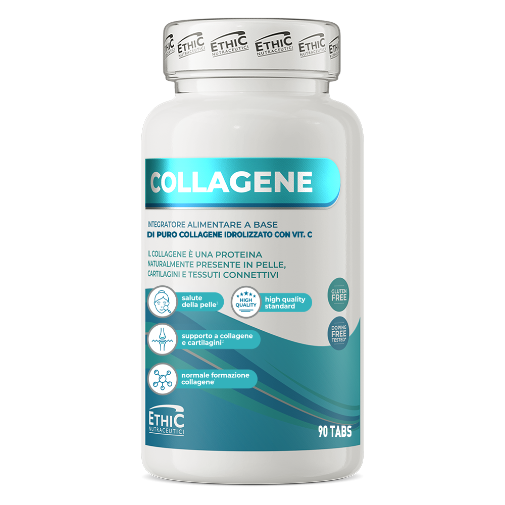 EthicSport Collagene (90 Comprimidos) – Firmeza da Pele, Proteção Articular e Fortalecimento