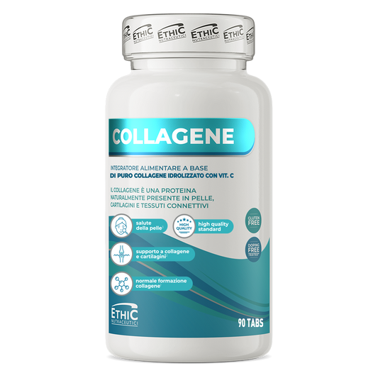 EthicSport Collagene (90 Comprimidos) – Firmeza da Pele, Proteção Articular e Fortalecimento