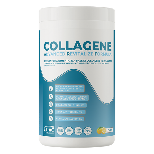 EthicSport Collagen 400g – Colagénio Verisol® Avançado com Ácido Hialurónico e Zinco