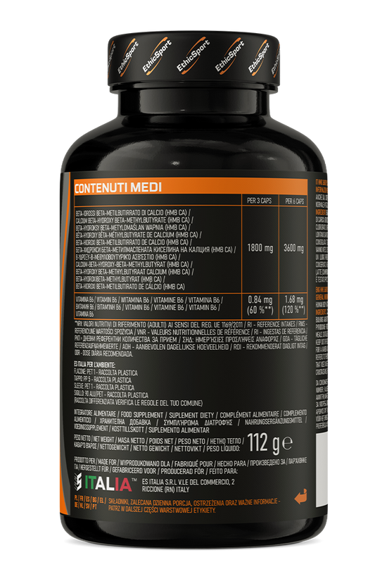 EthicSport HMB 3600 Plus (90 Comprimidos) – Máxima Proteção Muscular, Anticatabólico e Força