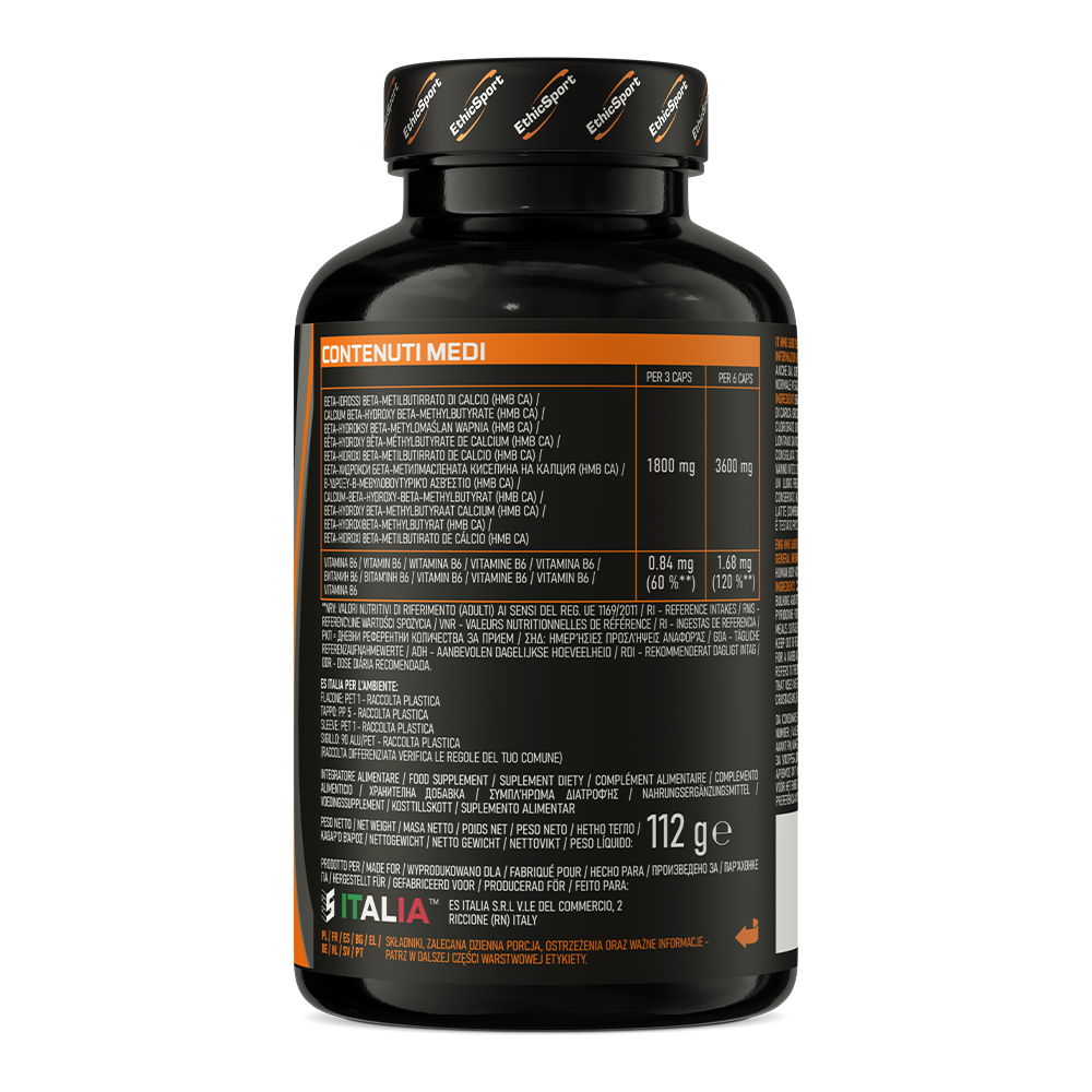 EthicSport HMB 3600 Plus (90 Comprimidos) – Máxima Proteção Muscular, Anticatabólico e Força