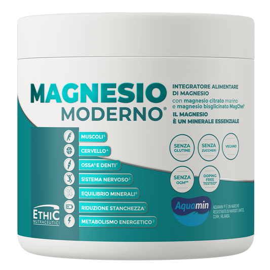 EthicSport Magnesio Moderno (200g) – Fórmula Avançada de Alta Absorção com 4 Fontes de Magnésio