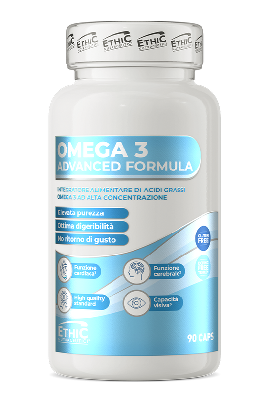 EthicSport Omega 3 Advanced Formula (90 Cápsulas) – Saúde Cardiovascular, Cerebral e Anti-Inflamatória