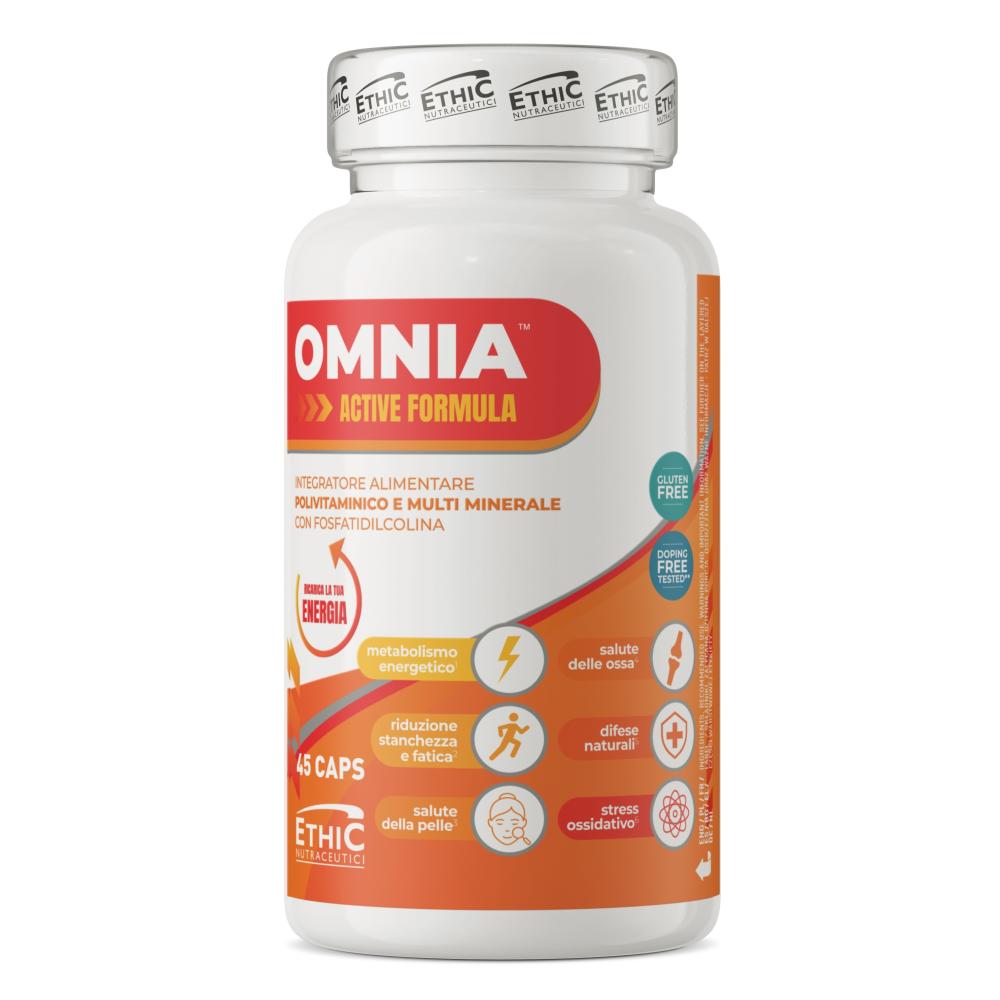 EthicSport Omnia R (45 Cápsulas) – O Multivitamínico e Mineral Avançado para Atletas