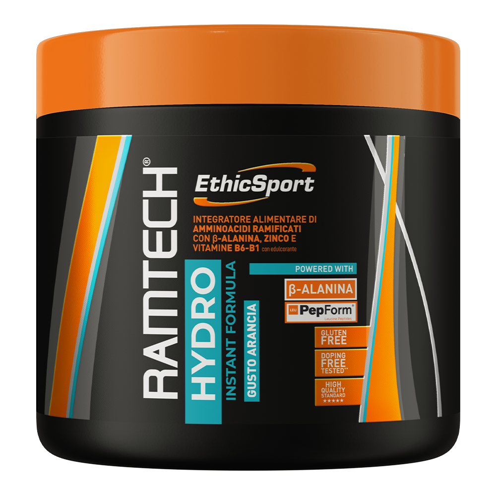 EthicSport Ramtech Hydro Instant Formula 250g– BCAAs Solúveis com Glutamina e Zinco