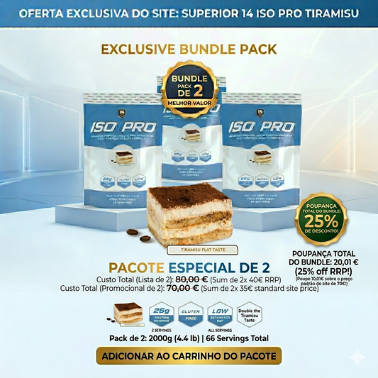 Pack Poupança 2x ISO PRO Tiramisu (2X1kg)