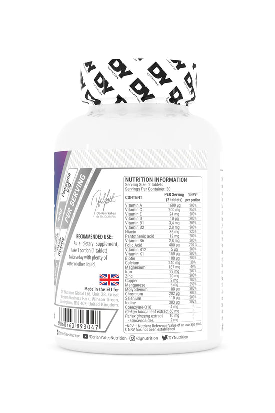 DY Nutrition Multivitamin Complex 60 tablets