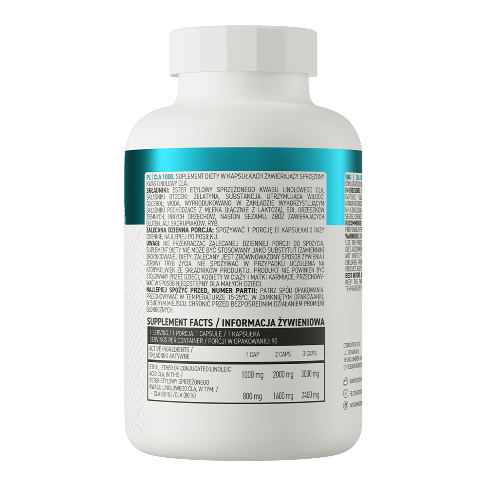 OstroVit – CLA 1000 (90 Softgels)