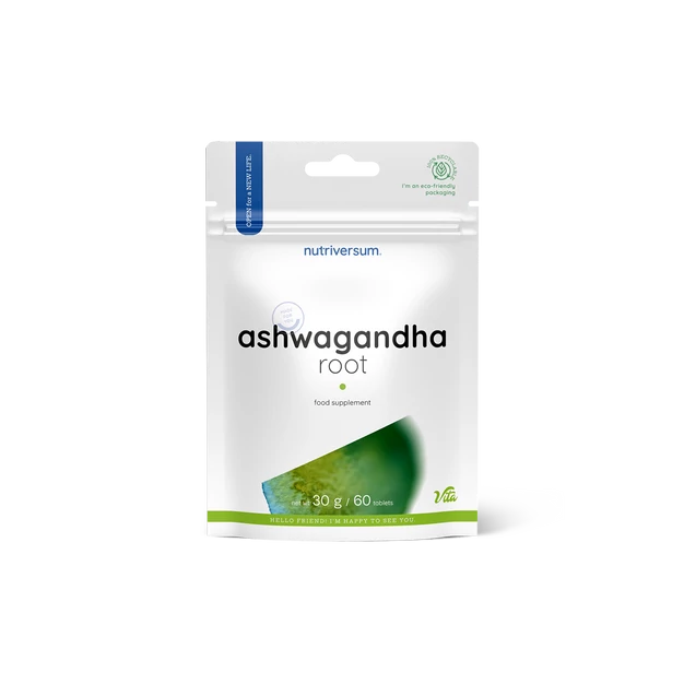 Nutriversum Ashwagandha Root 60 tablets embalagem