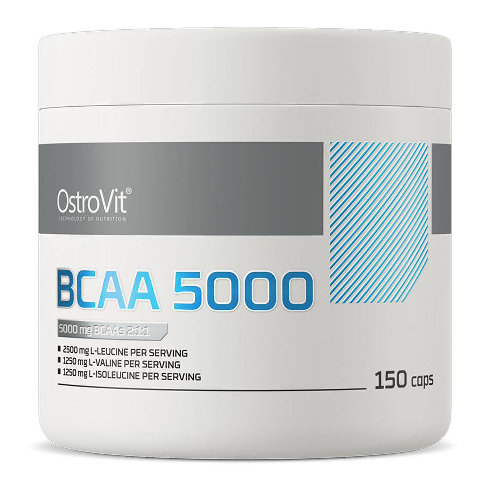OstroVit BCAA 5000 mg 150 capsules embalagem
