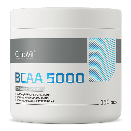 OstroVit BCAA 5000 mg 150 capsules embalagem