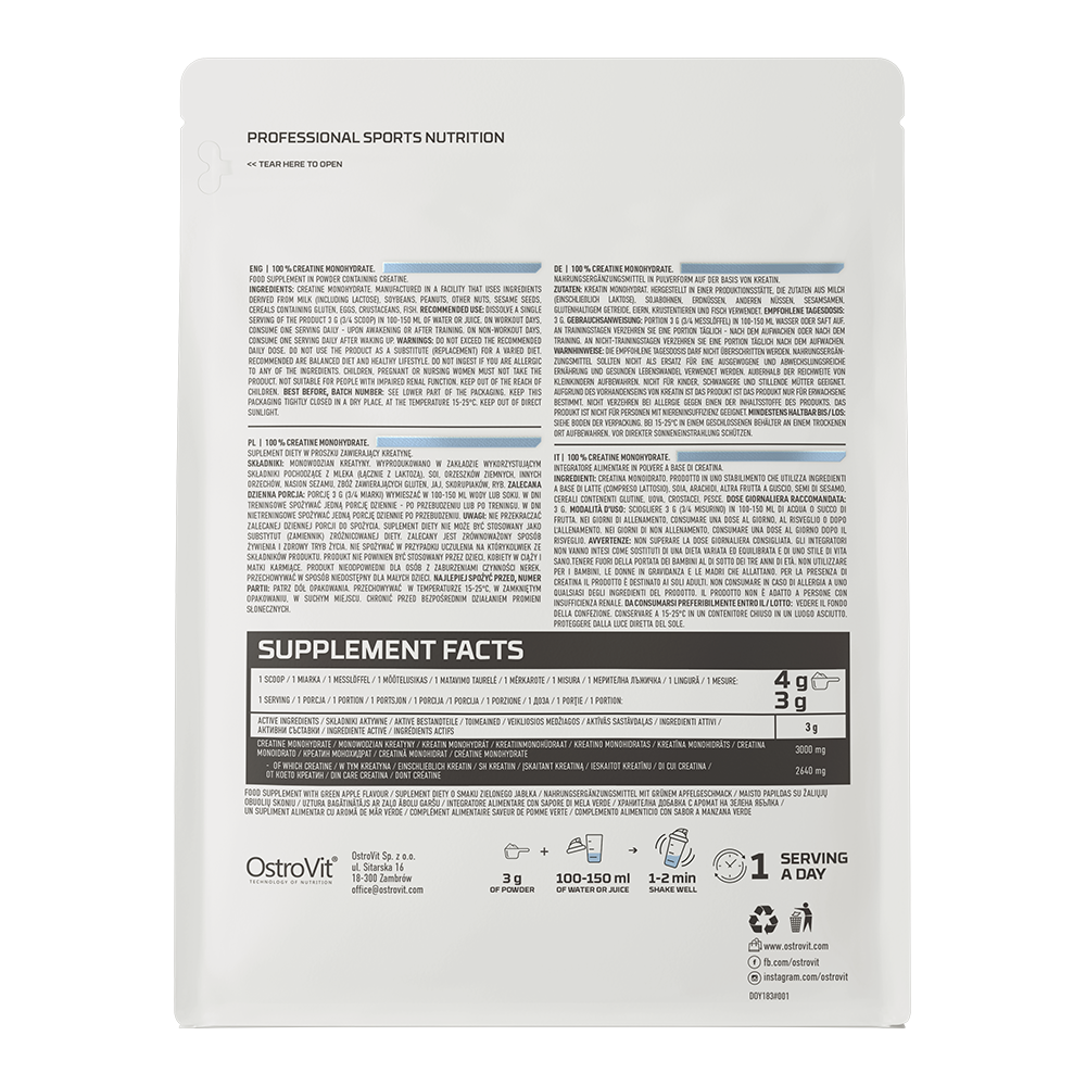 Monohidrato de creatina OstroVit