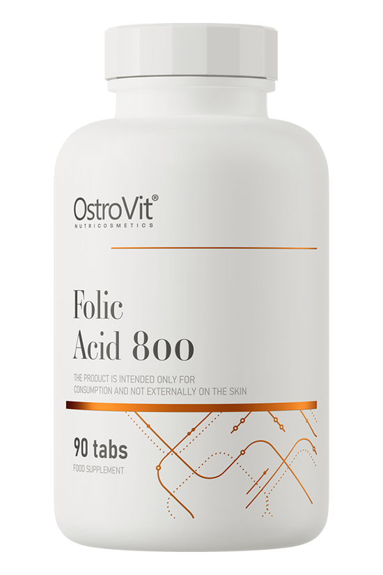 OstroVit Folic Acid 90 tablets embalagem
