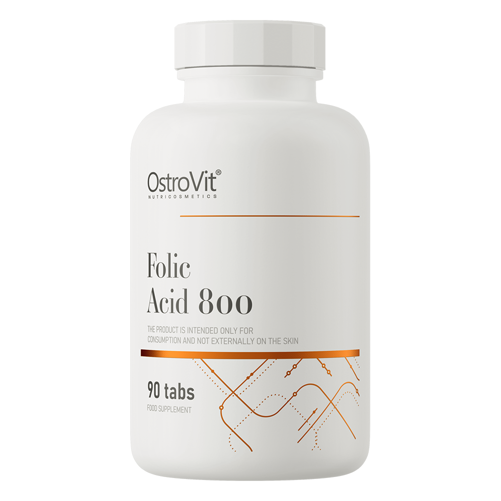 OstroVit Folic Acid 90 tablets embalagem