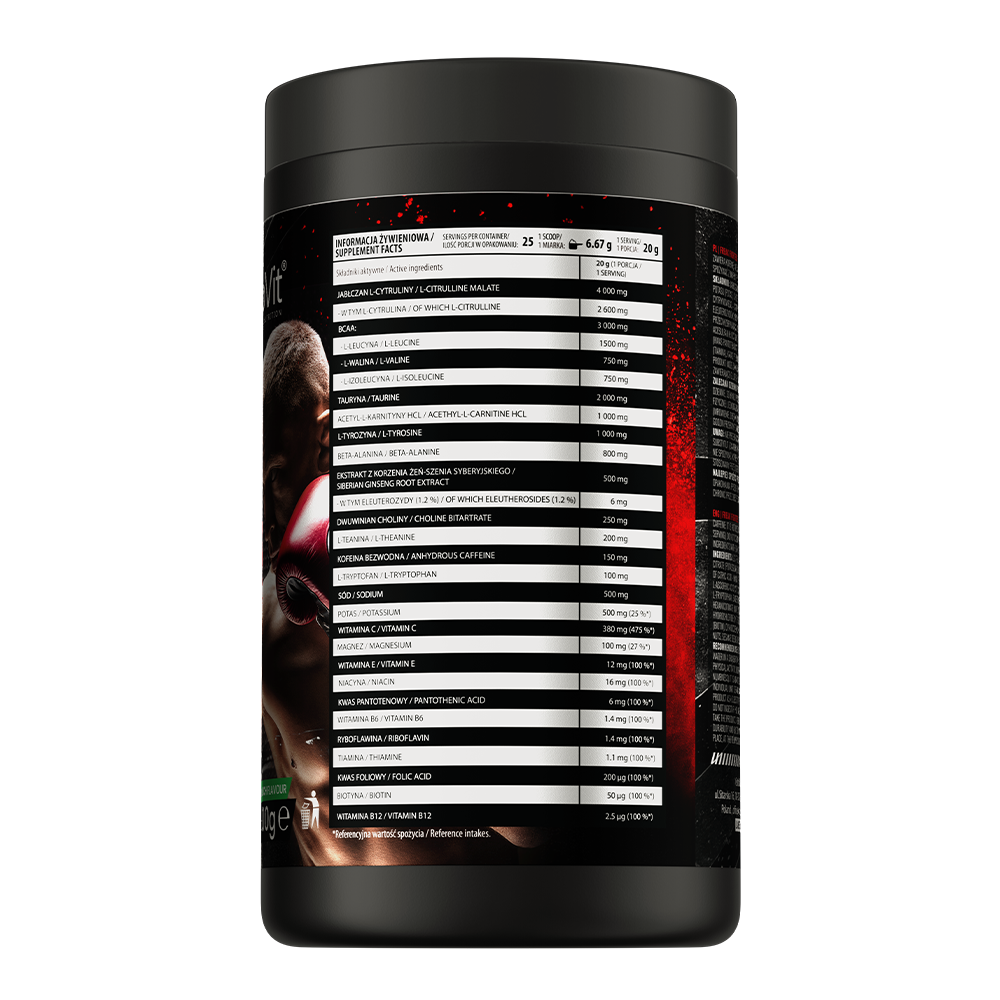 OstroVit Freak Fighter Pre-Workout (500g) - Tropical Punch