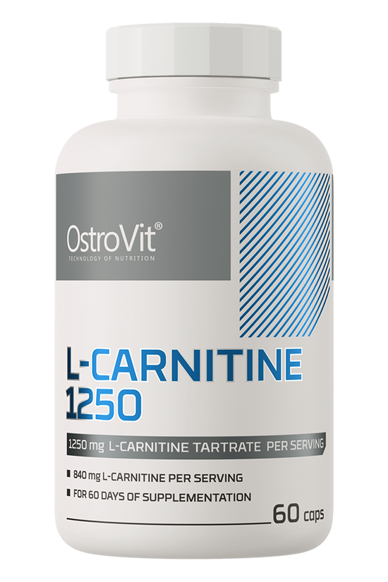 OstroVit L-Carnitine 1250 mg 60 capsules embalagem