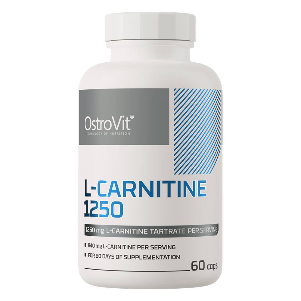 OstroVit L-Carnitine 1250 mg 60 capsules embalagem