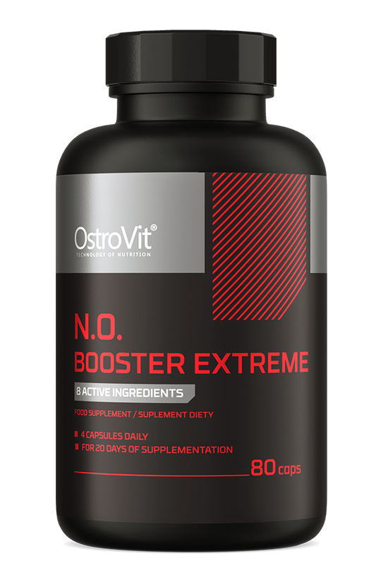 OstroVit N.O. Booster Extreme 80 caps embalagem