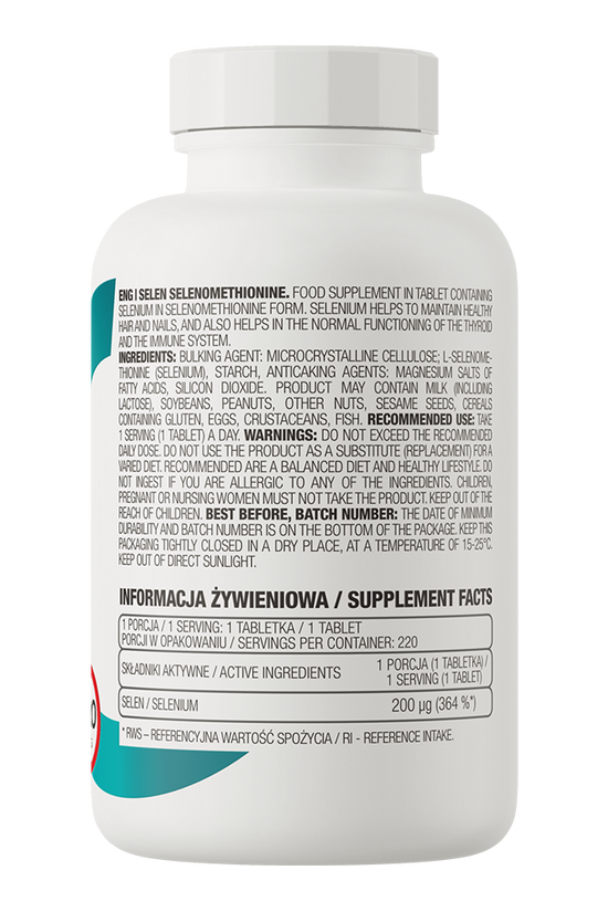 OstroVit Selenium (Selenio) – 220 Comprimidos
