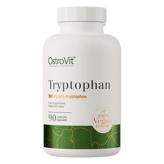 OstroVit Tryptophan VEGE 90 cápsulas embalagem