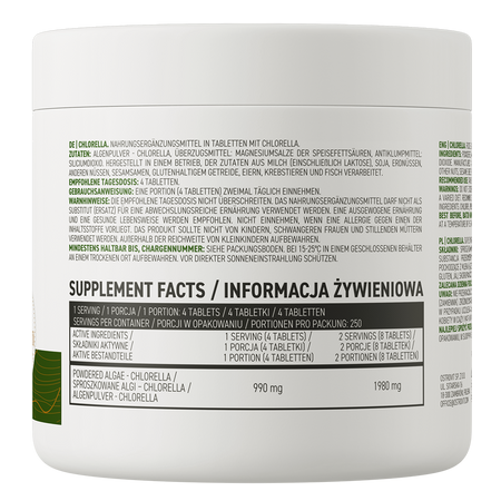 OstroVit Chlorella VEGE (1000 Comprimidos)