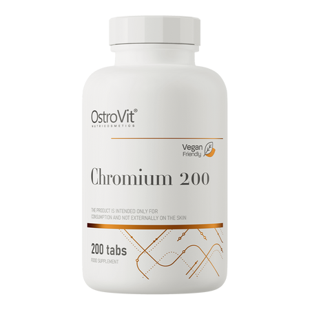 OstroVit Chromium 200 μg 200 comprimidos — frasco