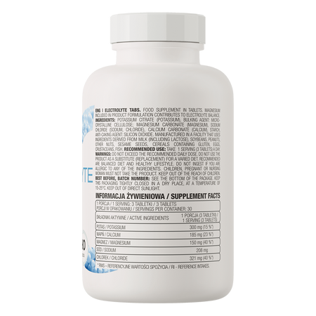 Electrolitos OstroVit — 90 comprimidos