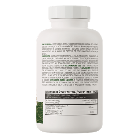 OstroVit Guarana VEGE — 90 comprimidos
