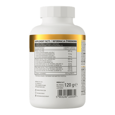 OstroVit Omega 3-6-9 90 capsules