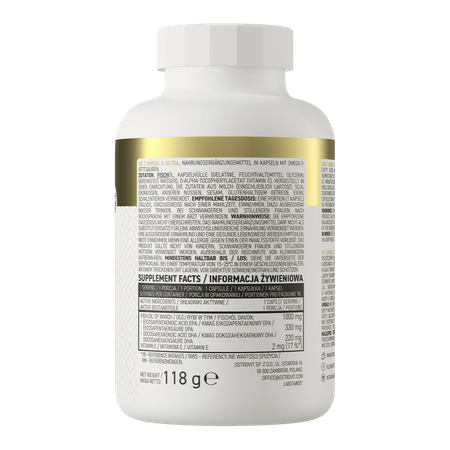 OstroVit Omega 3 Ultra – 90 cápsulas