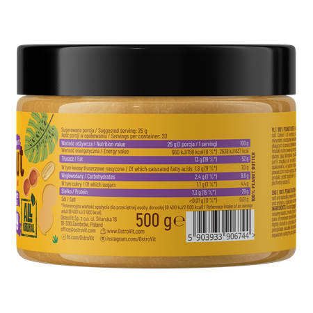 OstroVit Peanut Butter 100% 500 g