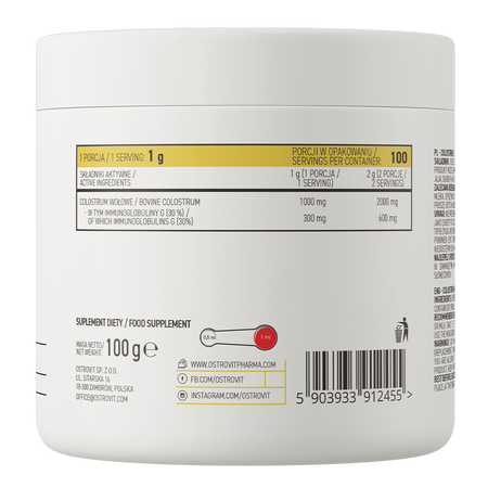 OstroVit Pharma Colostro Bovino 100 g