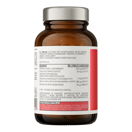 OstroVit Pharma Ferr Aid — 60 cápsulas