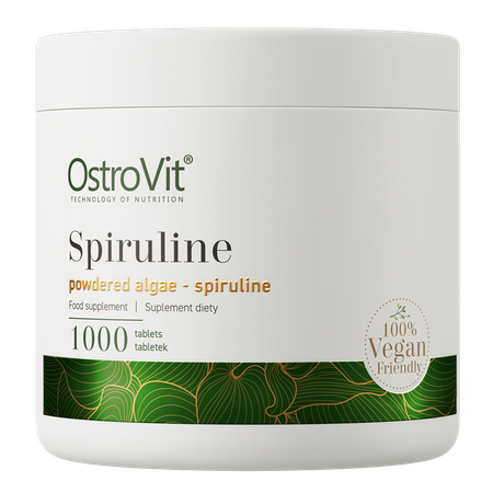 OstroVit Spiruline VEGE 1000 tablets — frasco