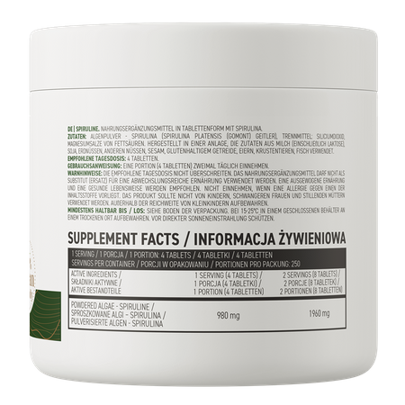 OstroVit Spiruline VEGE — 1000 comprimidos