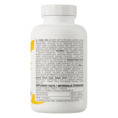 OstroVit Vitamin C 500 mg – 90 comprimidos