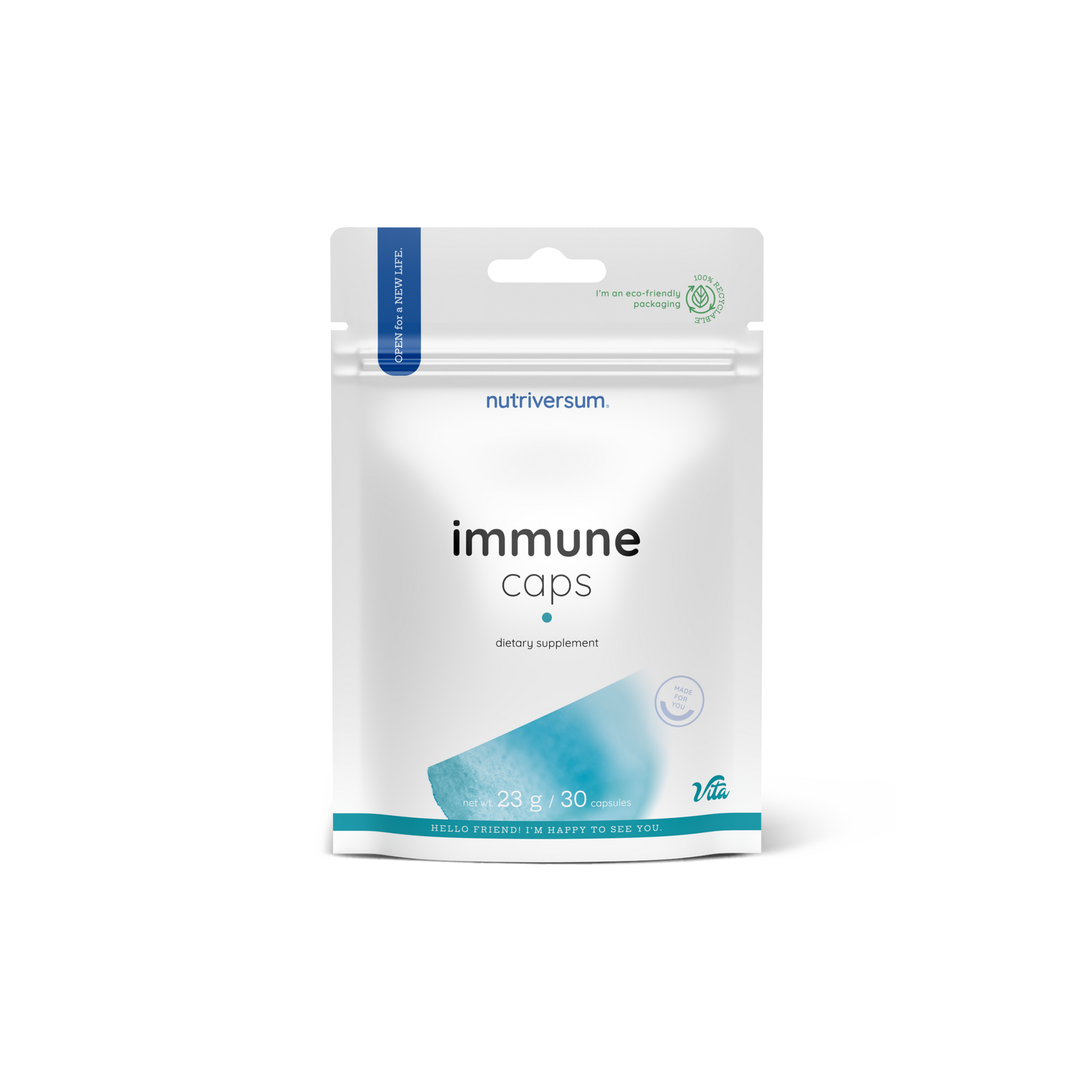 Nutriversum Immune Caps 30 capsules embalagem