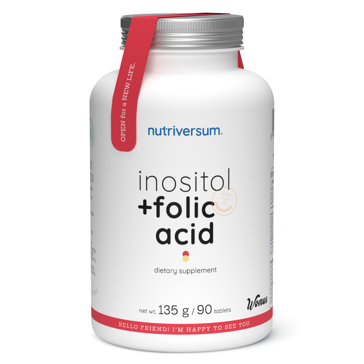 Nutriversum – Inositol + Folic Acid (30 Doses)