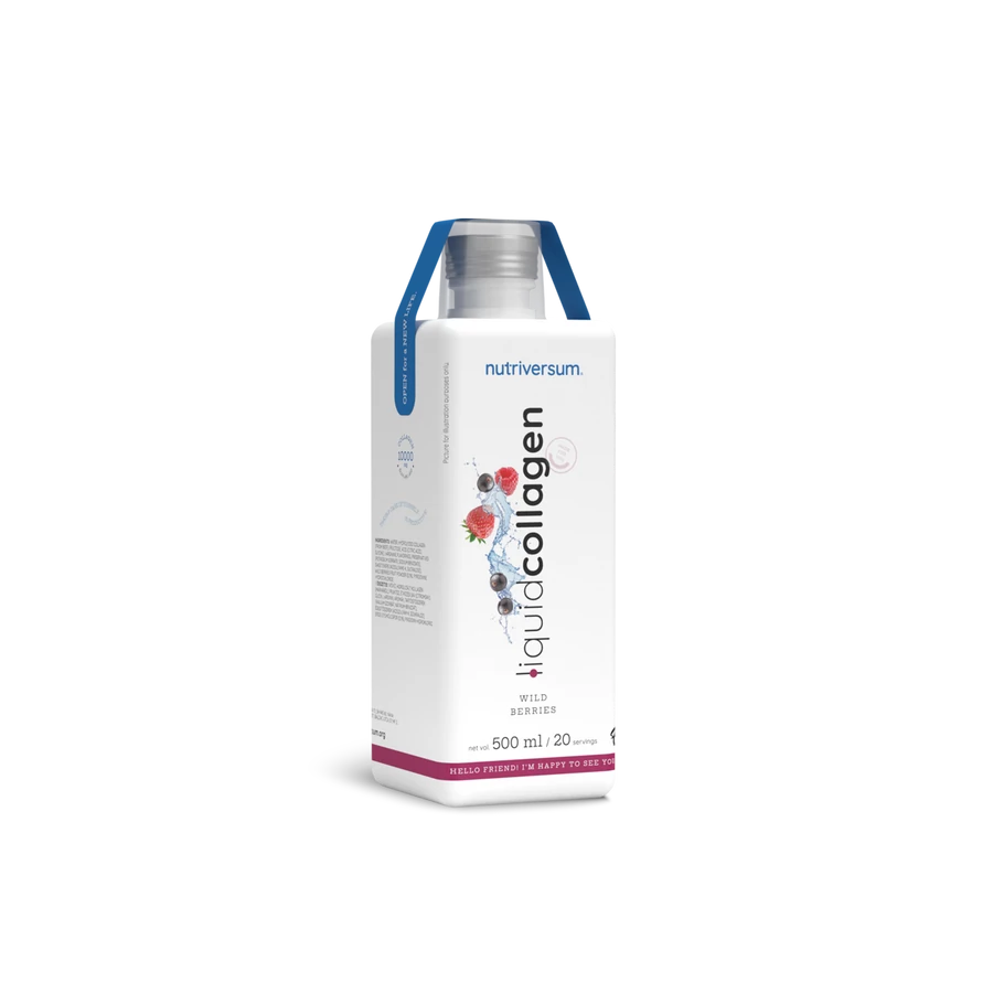 Nutriversum Colágeno Líquido 10.000 mg Sin Azúcar 500 ml – Fresa 