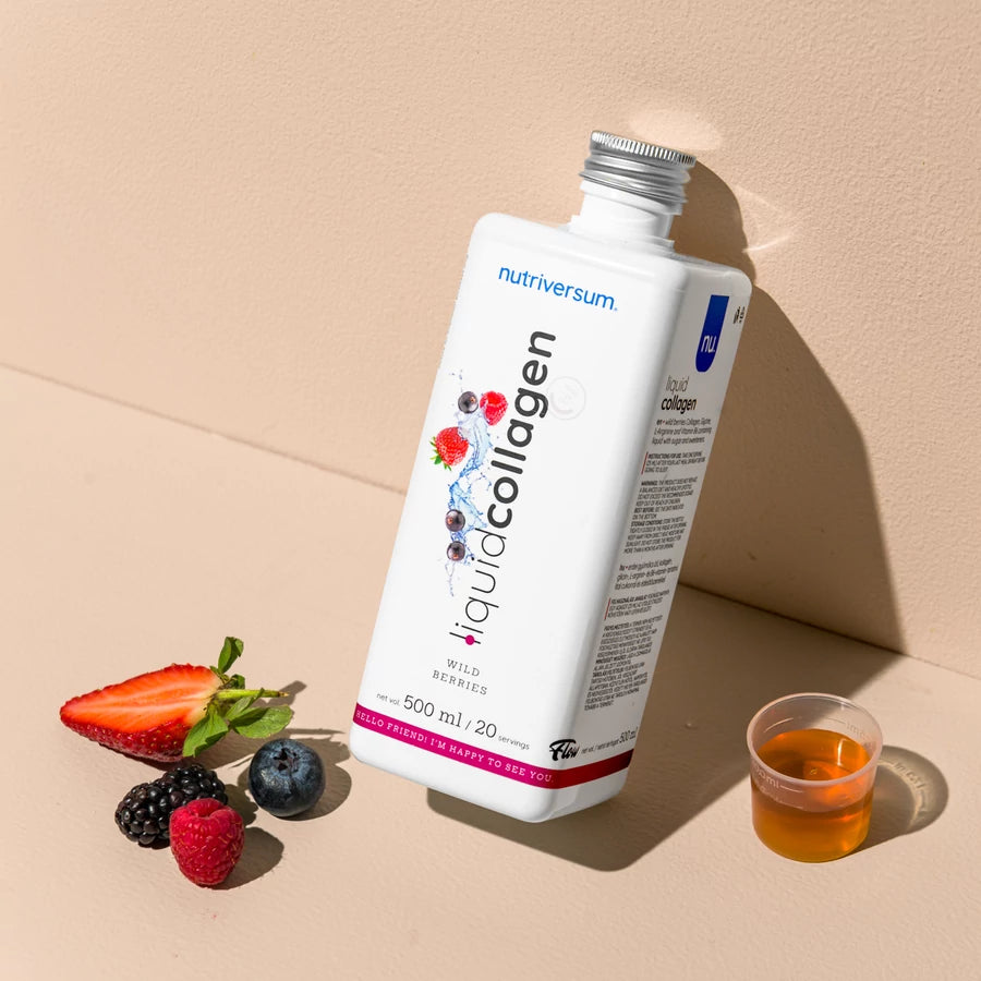 Nutriversum Colágeno Líquido 10.000 mg Sin Azúcar 500 ml – Fresa 
