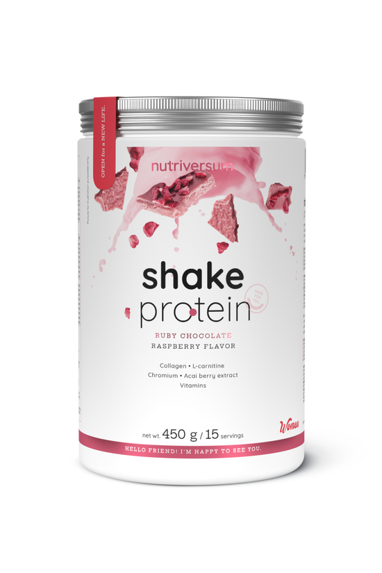 Nutriversum Women Shake Protein 450 g chocolate e framboesa